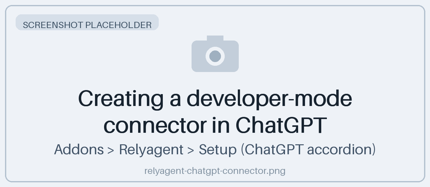 Creating a developer-mode connector in ChatGPT