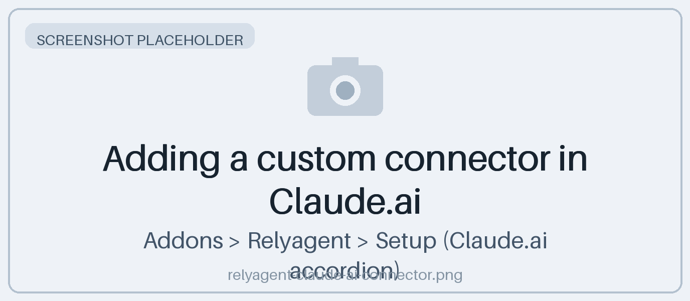 Adding a custom connector in Claude.ai